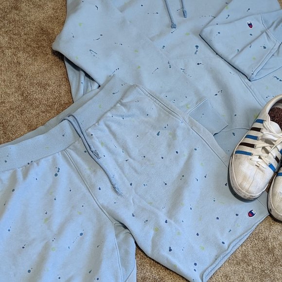 Champion Reverse Weave Paint Splatter Shorts - Picture 4 of 5